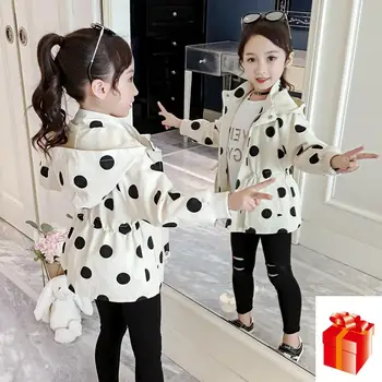 Children's Wear Girls Casual Jacket Spring/Autumn New Korean Version Big Children's Zipper Shirt Trend Dot Blouses 3-9 Year
Children's Wear Girls Casual Jacket Spring/Autumn New Korean Version Big Children's Zipper Shirt Trend Dot Blouses 3-9 Year