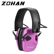 Protección de oreja de disparo electrónico ZOHAN NRR22dB amplificación de sonido reducción de ruido orejeras profesional de caza de oreja(China)