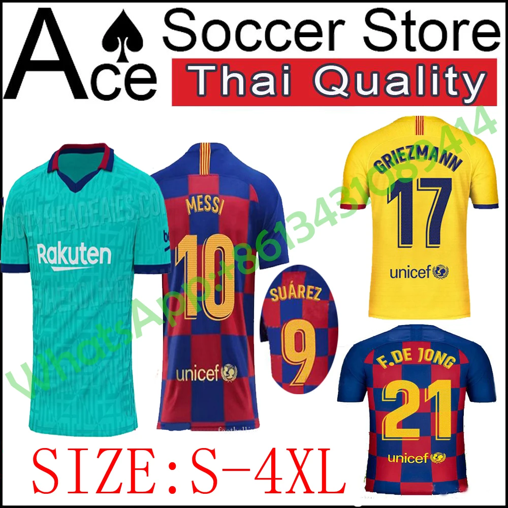 2020 Barcaed Messi Adult t-shirt Soccer Jerseys GRIEZMANN F. DE JONG maillot de foot Home away Football shirt Free shipping
2020 Barcaed Messi Adult t-shirt Soccer Jerseys GRIEZMANN F. DE JONG maillot de foot Home away Football shirt Free shipping