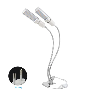 E27 45W Indoor Outdoor Home 2 Heads Plant Grow Light Iron Clip On With Timer Full Spectrum Garden 132pcs LED 360 Degree Rotation
E27 45W Indoor Outdoor Home 2 Heads Plant Grow Light Iron Clip On With Timer Full Spectrum Garden 132pcs LED 360 Degree Rotation