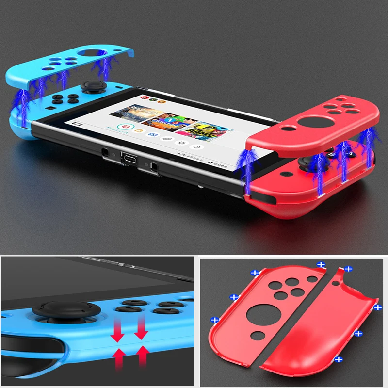 Nintend Switch Ultra Slim Dockable Magnetic Joycon Shell Crystal Back Console Case Cover For Nintendo Switch NS Protection
Nintend Switch Ultra Slim Dockable Magnetic Joycon Shell Crystal Back Console Case Cover For Nintendo Switch NS Protection
