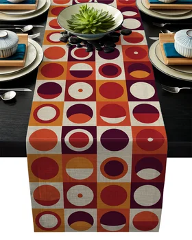 Grid Rectangle Round Orange Red Rustic Table Runner Home Dining Room Decor Table Cloth Wedding Christmas Party Table Runners
Grid Rectangle Round Orange Red Rustic Table Runner Home Dining Room Decor Table Cloth Wedding Christmas Party Table Runners