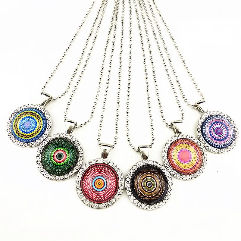 Jiangzimei 24pcs New design Mandala,tree of life,clover,longa,Silver plated antique Bohemia Necklace for women Girls party gif
Jiangzimei 24pcs New design Mandala,tree of life,clover,longa,Silver plated antique Bohemia Necklace for women Girls party gif