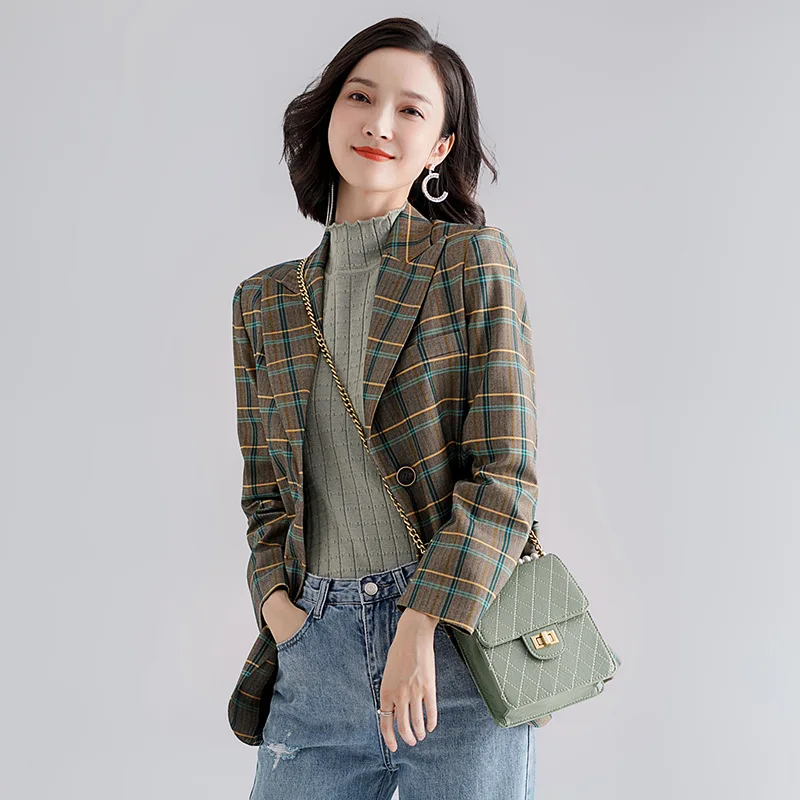 2019 Autumn New Style Korean-style Suit Collar Stylish Long Sleeve Loose-Fit Retro Versatile Short Suit Jacket Women's Fashion
2019 Autumn New Style Korean-style Suit Collar Stylish Long Sleeve Loose-Fit Retro Versatile Short Suit Jacket Women's Fashion