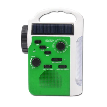 7 In 1 TF Card Flashlight Reading Lamp Solar Outdoor Emergency AM/FM Speaker Radio Hand Crank Bluetooth Multifunction Led
7 In 1 TF Card Flashlight Reading Lamp Solar Outdoor Emergency AM/FM Speaker Radio Hand Crank Bluetooth Multifunction Led