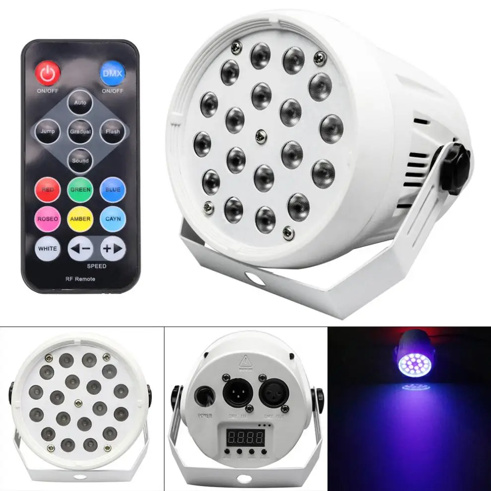 18LED Violet Par Lights UV Stage Effect Light Round Flash Voice Control Disco / DJ / Club / Bar / KTV / Christmas Party
18LED Violet Par Lights UV Stage Effect Light Round Flash Voice Control Disco / DJ / Club / Bar / KTV / Christmas Party