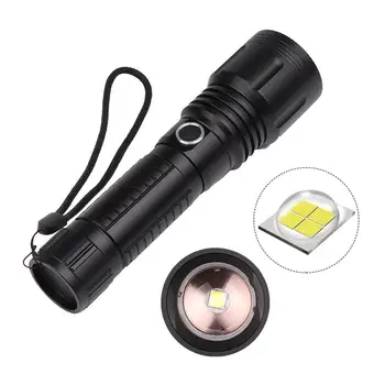 

XHP50 Flashlight Zoomable LED Torch Light USB Rechargeable Rechargeable Flashlight Fashlight Torch