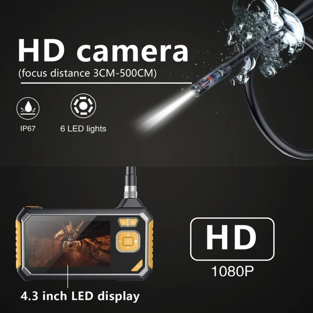 Inskam Professional LCD 4.3 Inch Screen Handheld Digital Inspection Camera System Recording Endoscope Monitor Machine
Inskam Professional LCD 4.3 Inch Screen Handheld Digital Inspection Camera System Recording Endoscope Monitor Machine