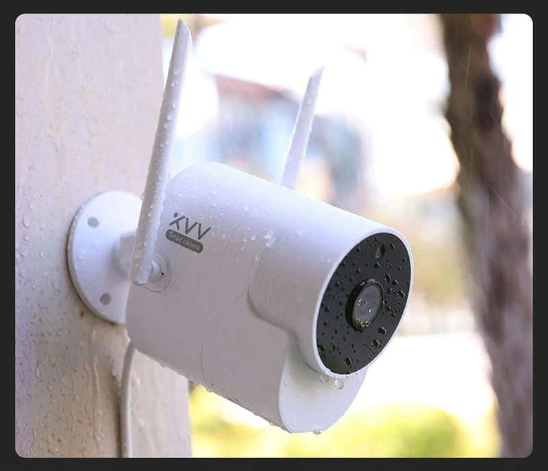 New Xiaovv Outdoor Camera IP65 Waterproof Ultra Wide-Angle HD Quality Wireless WIFI High-Definition Night Vision MI Home APP New Xiaovv Outdoor Camera IP65 Waterproof Ultra Wide-Angle HD Quality Wireless WIFI High-Definition Night Vision MI Home APP