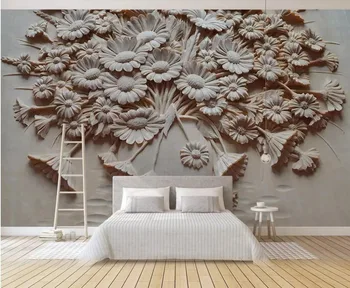 CJSIR Custom Wallpaper Mural 3D Embossed Vase Flower Arrangement Background Wall Painting Papel De Parede 3d Wallpaper Decors
CJSIR Custom Wallpaper Mural 3D Embossed Vase Flower Arrangement Background Wall Painting Papel De Parede 3d Wallpaper Decors