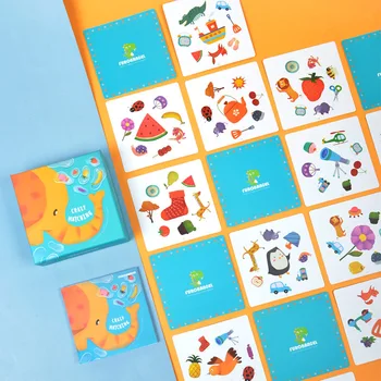 Children Game Card Match-up Same Card Parent and Child Interactive Gift FIORUCCI Students Educational Board Game
Children Game Card Match-up Same Card Parent and Child Interactive Gift FIORUCCI Students Educational Board Game