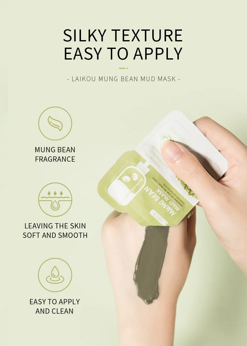 7pcs Mung Bean Face Cleansing Mud Peeling Acne Blackhead Treatment Mask Remover Contractive Pore Whitening Hydrating Care Cream 15 H628fe5acadc643fc9fef3a73011974a2L