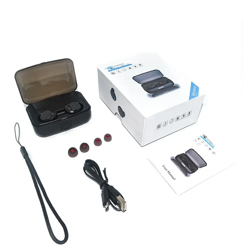 C3 TWS Earphones BT5.0 3000mAh Bluetooth Headset Handsfree Earphone Wireless Earbuds IPX8 Waterproof HD Call in ear Headphones
C3 TWS Earphones BT5.0 3000mAh Bluetooth Headset Handsfree Earphone Wireless Earbuds IPX8 Waterproof HD Call in ear Headphones