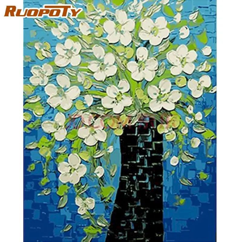 RUOPOTY Frame Withe Flower DIY Painting By Numbers Landscape Paint By Numbers For Home Wall Art Picture Unique Gift
RUOPOTY Frame Withe Flower DIY Painting By Numbers Landscape Paint By Numbers For Home Wall Art Picture Unique Gift