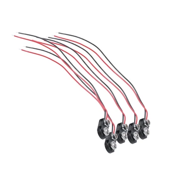 5 x black plastic case 14, 99 cm 2 - cable connector 9 V rechargeable battery
5 x black plastic case 14, 99 cm 2 - cable connector 9 V rechargeable battery