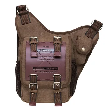 Tide brand multi-function postman bag single shoulder oblique satchel canvas tactics retro man waist bag fashion knight bag
Tide brand multi-function postman bag single shoulder oblique satchel canvas tactics retro man waist bag fashion knight bag