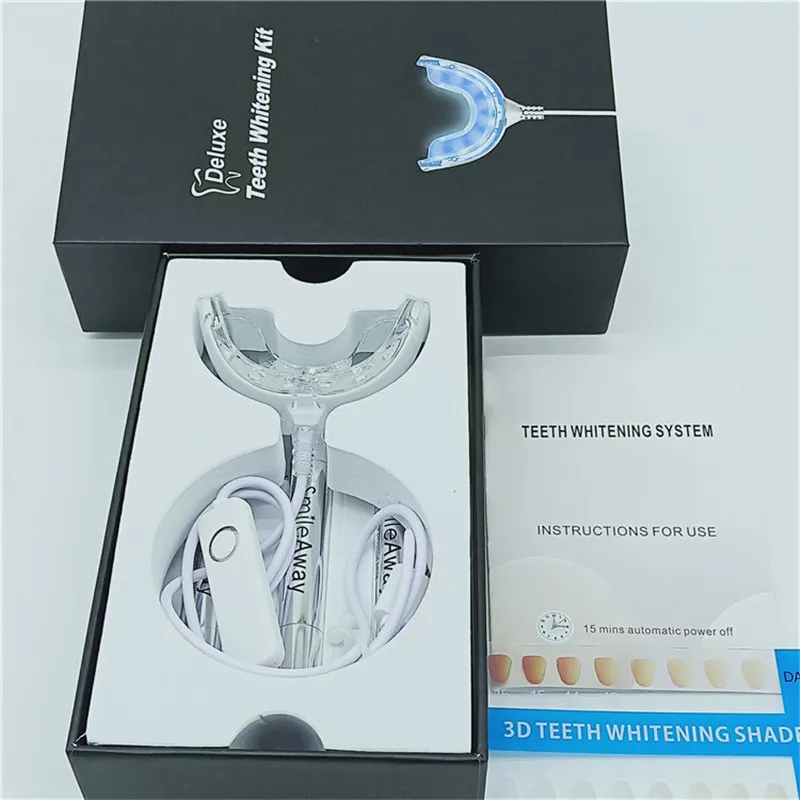 Tooth Whitening Accelerator, LED Light Tooth Whitening Device, With 3 Adapters For IPhone, Android And USB, Home Whitening Light