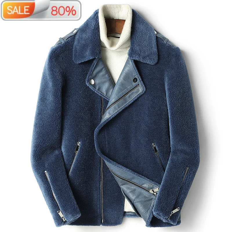 Men's Real Fur Winter Sheep Shearing 100% Wool Coat Motorcycle Jacket Abrigo Hombre Invierno 2020 D01A19026 B23753
Men's Real Fur Winter Sheep Shearing 100% Wool Coat Motorcycle Jacket Abrigo Hombre Invierno 2020 D01A19026 B23753