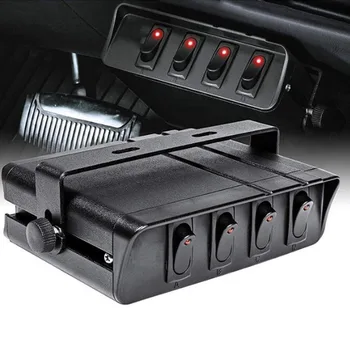 On/Off Rocker Toggle Switch Panel Box 4/6 Gang 12V Rocker Switch Box 6-Gang Blue 
On/Off Rocker Toggle Switch Panel Box 4/6 Gang 12V Rocker Switch Box 6-Gang Blue