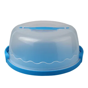 Round Cake Carrier Handheld Plastic Pastry Storage Holder Dessert Container Cover Case Birthday Wedding Party Supplies Blue
Round Cake Carrier Handheld Plastic Pastry Storage Holder Dessert Container Cover Case Birthday Wedding Party Supplies Blue