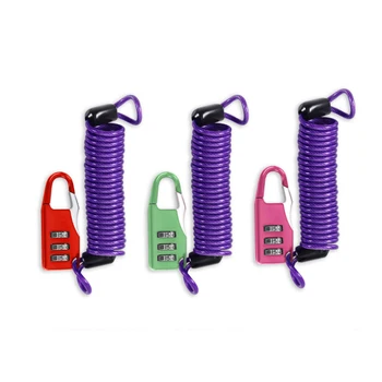 Motorcycle Helmet Lock Fold Backpack Cycling Helmet Bicycle Cable Lock 3 Digit Combination Anti-theft Bike Bicycle Lock
Motorcycle Helmet Lock Fold Backpack Cycling Helmet Bicycle Cable Lock 3 Digit Combination Anti-theft Bike Bicycle Lock