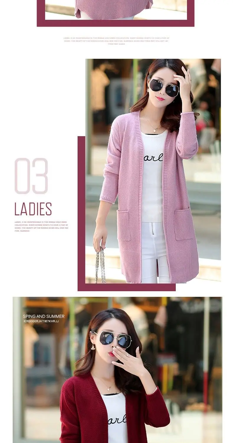 Woman Sweaters Cardigan Autumn Winter Sweater Cardigan Loose Outer Wear Sweater Autumn Coat Sueters De Mujer Woman Sweaters Cardigan Autumn Winter Sweater Cardigan Loose Outer Wear Sweater Autumn Coat Sueters De Mujer