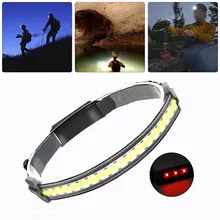 COB Headlamp Headlight Torch Flashlight Work Light Bar Head Band Lamp USB 200-500 Meters Camping/fishing Night Headlight
COB Headlamp Headlight Torch Flashlight Work Light Bar Head Band Lamp USB 200-500 Meters Camping/fishing Night Headlight