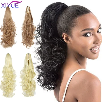 Heat Resistant Synthetic Hair Fiber Water Curly Wavy Synthetic Hair Claw Clip in/on Ponytail Synthetic Hair Extensions
Heat Resistant Synthetic Hair Fiber Water Curly Wavy Synthetic Hair Claw Clip in/on Ponytail Synthetic Hair Extensions