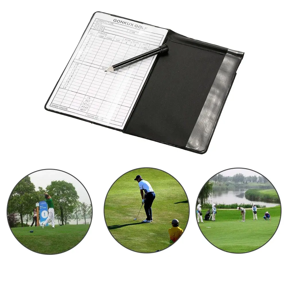 Golf Score Card Holder Easy Carry Golf Score Tracking Card Stat Tracker Notebook Score Trackin Card Scorecard Holder with Pencil
Golf Score Card Holder Easy Carry Golf Score Tracking Card Stat Tracker Notebook Score Trackin Card Scorecard Holder with Pencil