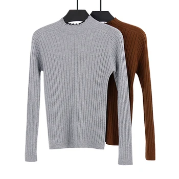 2019 New Women Turtleneck Thin Sweater Pullover Gray Brown Knitted Slim Sweaters Tops Winter Casual Sweater Jumper
2019 New Women Turtleneck Thin Sweater Pullover Gray Brown Knitted Slim Sweaters Tops Winter Casual Sweater Jumper