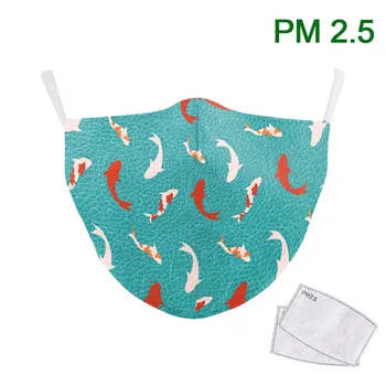Fabric Mouth-Muffle Adult PM 2.5 Protective Dust Masks Half Face Red Fishes Print Face Masks Washable Kids Dust Shiled Fabric
Fabric Mouth-Muffle Adult PM 2.5 Protective Dust Masks Half Face Red Fishes Print Face Masks Washable Kids Dust Shiled Fabric