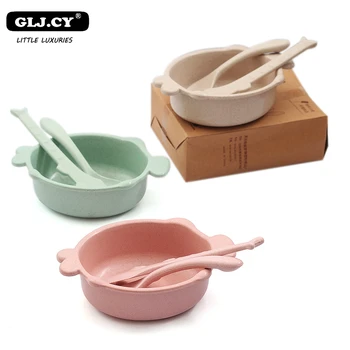 3 Pcs/Set Baby Feeding Food Tableware Fish Mouth Modeling Wheat Straw Environmental Protection Children Training Tableware Plate
3 Pcs/Set Baby Feeding Food Tableware Fish Mouth Modeling Wheat Straw Environmental Protection Children Training Tableware Plate