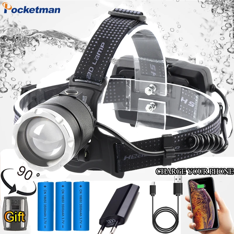 XHP50.2 Most Powerful Led Headlamp Built Cooling Fan Headlight Lamp Head Flashlight SOS Torch Zoom 18650 Rchargeable Battery
XHP50.2 Most Powerful Led Headlamp Built Cooling Fan Headlight Lamp Head Flashlight SOS Torch Zoom 18650 Rchargeable Battery