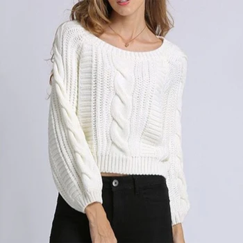 Autumn Winter Knitted Sweater Women Casual Loose Pullovers Long Sleeve Round Neck Jumpers
Autumn Winter Knitted Sweater Women Casual Loose Pullovers Long Sleeve Round Neck Jumpers