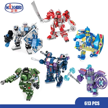 613pcs Treansformation City Engineering Technic Machine Robot Building Block Assembled Model Kits DIY Toys for Children
613pcs Treansformation City Engineering Technic Machine Robot Building Block Assembled Model Kits DIY Toys for Children