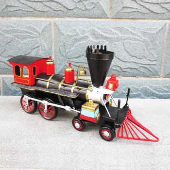 Retro Steam Locomotive Model Wrought Iron Electroplating Crafts Ornament Children Adult Educational Train Car Model Toys
Retro Steam Locomotive Model Wrought Iron Electroplating Crafts Ornament Children Adult Educational Train Car Model Toys