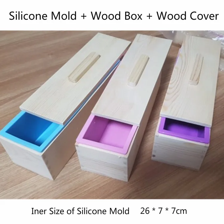 1200g Rectangular Silicone Soap Mold with Wood Cover Handmade Soap Kits 26*7*7cm DIY Toast Mould
1200g Rectangular Silicone Soap Mold with Wood Cover Handmade Soap Kits 26*7*7cm DIY Toast Mould