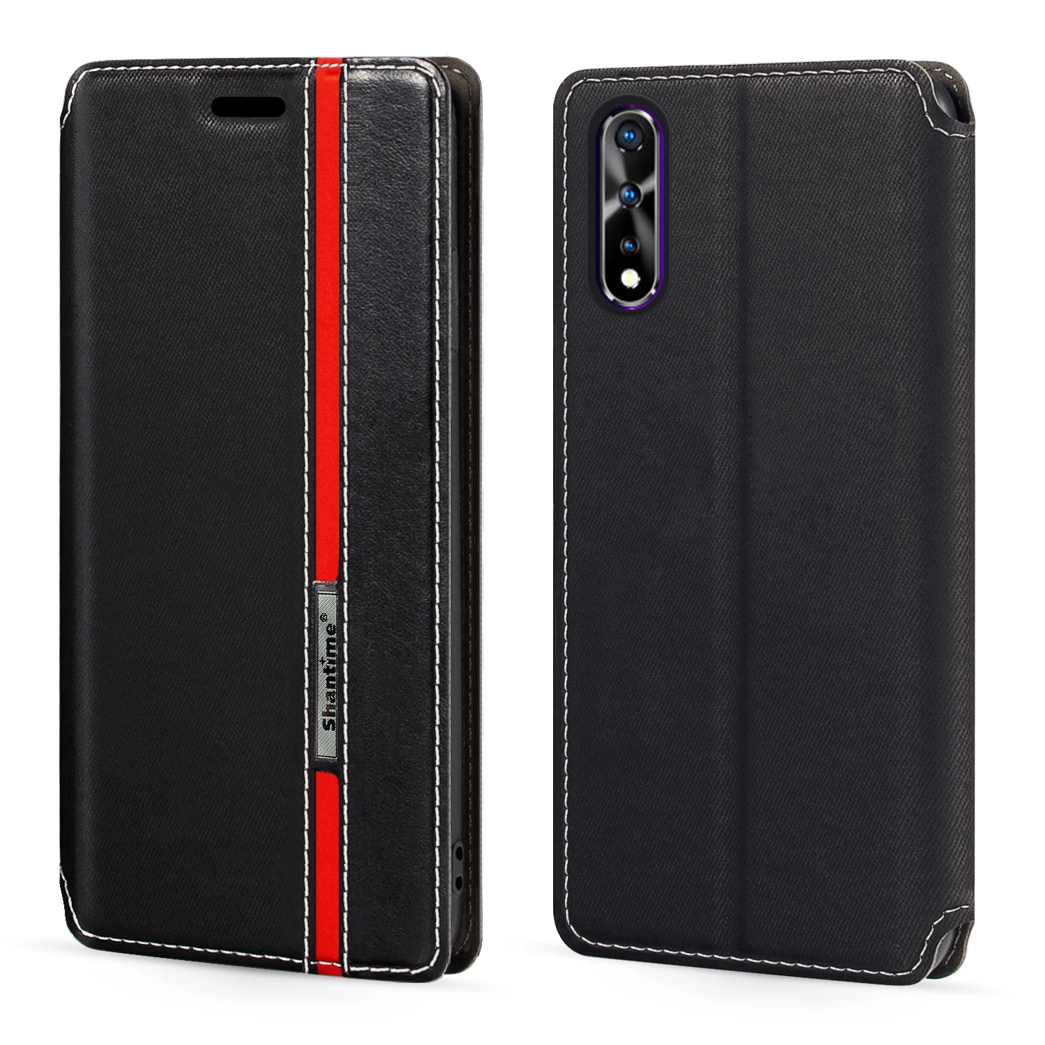 

For Vivo iQOO Neo V17 Neo Case Fashion Multicolor Magnetic Closure Leather Flip Case Cover with Card Holder For Vivo Y7S Z5 S1
