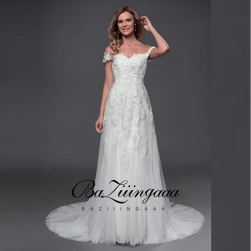 BAZIIINGAAA 2020 New Luxury Wedding Dress lace beaded plus size wedding dress accept tailor-made
BAZIIINGAAA 2020 New Luxury Wedding Dress lace beaded plus size wedding dress accept tailor-made