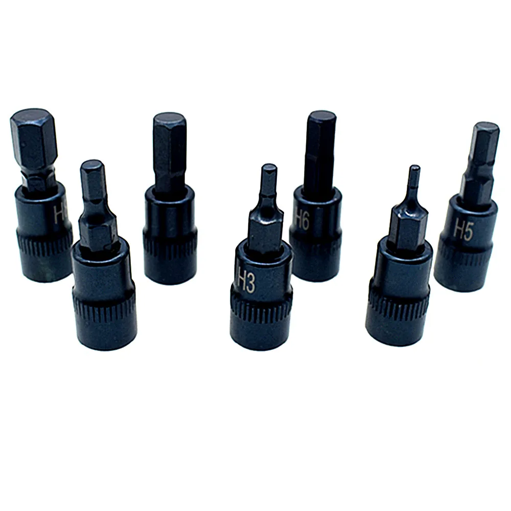 7 Piece 1/4" Drive Impact Hex Bit Sockets Tools H2 H3 H4 H5 H6 H7 H8 Metric Allen Key Bit Screwdriver Socket Adapter Set
7 Piece 1/4" Drive Impact Hex Bit Sockets Tools H2 H3 H4 H5 H6 H7 H8 Metric Allen Key Bit Screwdriver Socket Adapter Set