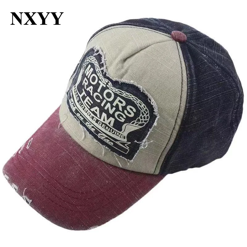 NXYY Vintage Washed Denim Cotton Distressed Motorcycle Caps Baseball Hat Face Mask Snapback Motorbike Dad Hat Biker Riding Caps
NXYY Vintage Washed Denim Cotton Distressed Motorcycle Caps Baseball Hat Face Mask Snapback Motorbike Dad Hat Biker Riding Caps