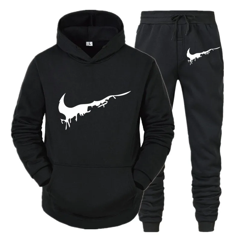 Autumn Men's Sportswear Sets Men's Casual Tracksuit Men 2 Piece Set Polyester Sweatshirt Sweatpants Sportswear Running Clothing
Autumn Men's Sportswear Sets Men's Casual Tracksuit Men 2 Piece Set Polyester Sweatshirt Sweatpants Sportswear Running Clothing