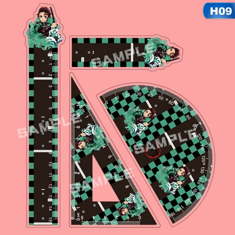 Students Cartoon Measure Ruler Anime Demon Slayer: Kimetsu No Yaiba Cosplay Ruler Set Measuring Scale School Supplies 4Pcs/Set
Students Cartoon Measure Ruler Anime Demon Slayer: Kimetsu No Yaiba Cosplay Ruler Set Measuring Scale School Supplies 4Pcs/Set