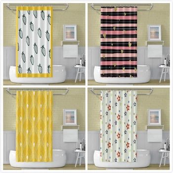 Cassisy Fashion Strawberry Bathroom Shower Curtains Heart Star Anchor Curtains Waterproof Washable Curtain Bathroom Supplies
Cassisy Fashion Strawberry Bathroom Shower Curtains Heart Star Anchor Curtains Waterproof Washable Curtain Bathroom Supplies