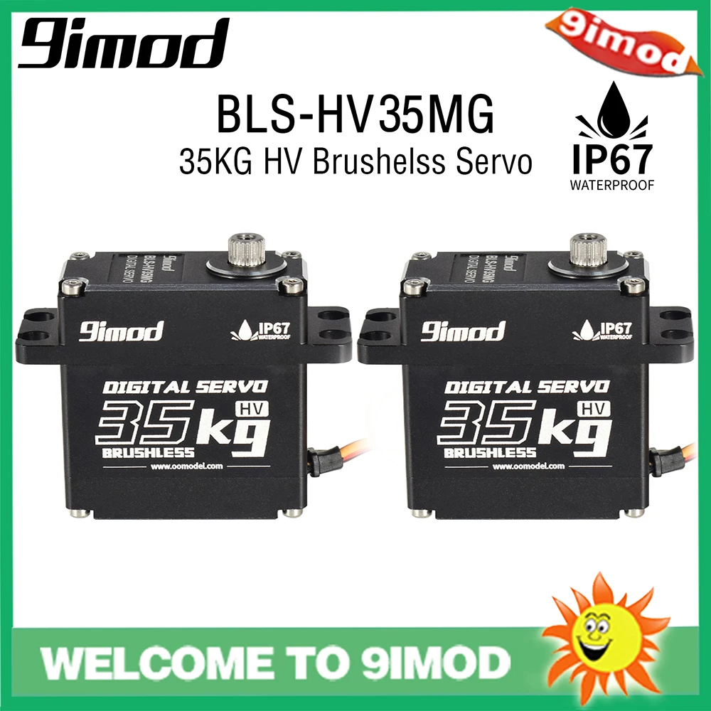9imod Waterproof Servo BLS-HV35MG 35KG Metal Gear HV Brushless Digital for RC Car Boat Robot DIY | Игрушки и хобби