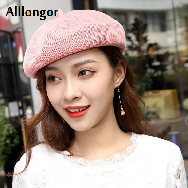 2019 Spring Summer Women Knit Berets Ladies Solid Flat Cap Fashion Crochet French Caps Stars Painter Hat
2019 Spring Summer Women Knit Berets Ladies Solid Flat Cap Fashion Crochet French Caps Stars Painter Hat