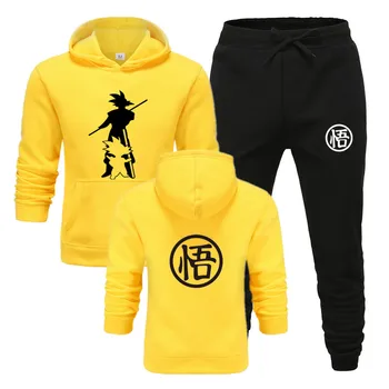 Goku Printing 2 Pieces Sets Tracksuit Men Hooded Sweatshirt+pants Pullover Hoodie Sportwear Suit Ropa Hombre Casual Men Clothes
Goku Printing 2 Pieces Sets Tracksuit Men Hooded Sweatshirt+pants Pullover Hoodie Sportwear Suit Ropa Hombre Casual Men Clothes