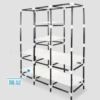 Wardrobe Simple Cloth Wardrobe Steel Tube Thickening And Reinforcing Dormitory Students Single Wardrobe Hanging Assembly Cloth A
Wardrobe Simple Cloth Wardrobe Steel Tube Thickening And Reinforcing Dormitory Students Single Wardrobe Hanging Assembly Cloth A