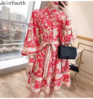 Joinyouth 2020 Spring Red Dress Printing Women Dresses Lantern Sleeve Stand Neck Elegant Sashes Slim Waist A-line Vestido 58181
Joinyouth 2020 Spring Red Dress Printing Women Dresses Lantern Sleeve Stand Neck Elegant Sashes Slim Waist A-line Vestido 58181