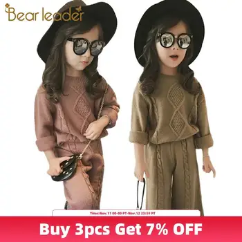 Bear Leader New Autumn Girls Casual Loose Sweater Pants Suit 2pcs Children Knitted Outfits Winter Kids Clothing Set Baby Clothes
Bear Leader New Autumn Girls Casual Loose Sweater Pants Suit 2pcs Children Knitted Outfits Winter Kids Clothing Set Baby Clothes